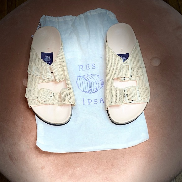 Res ipsa burlap sandals size 6 brand new - Picture 2 of 10